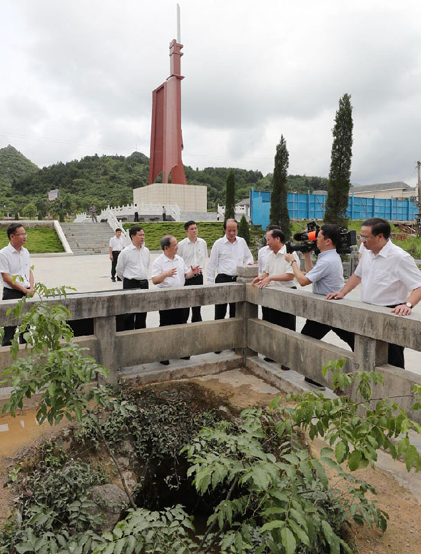 新圩阻击战酒海井红军纪念园,新圩阻击战战地救护所旧址,杨柳井红五师